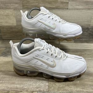Nike Air VaporMax 360 Shoes Womans 9 Triple White Reflect Silver CK9671-100